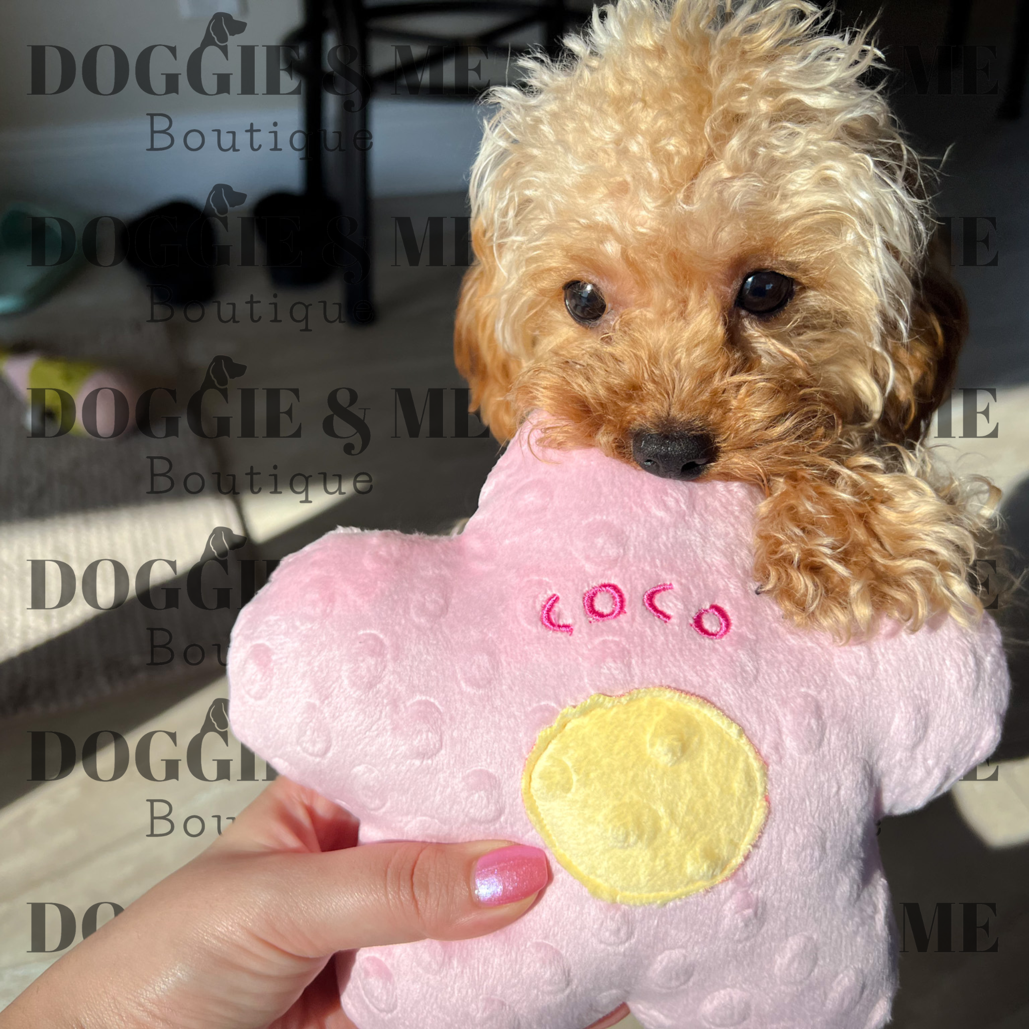 Personalized Flower Dog Toy