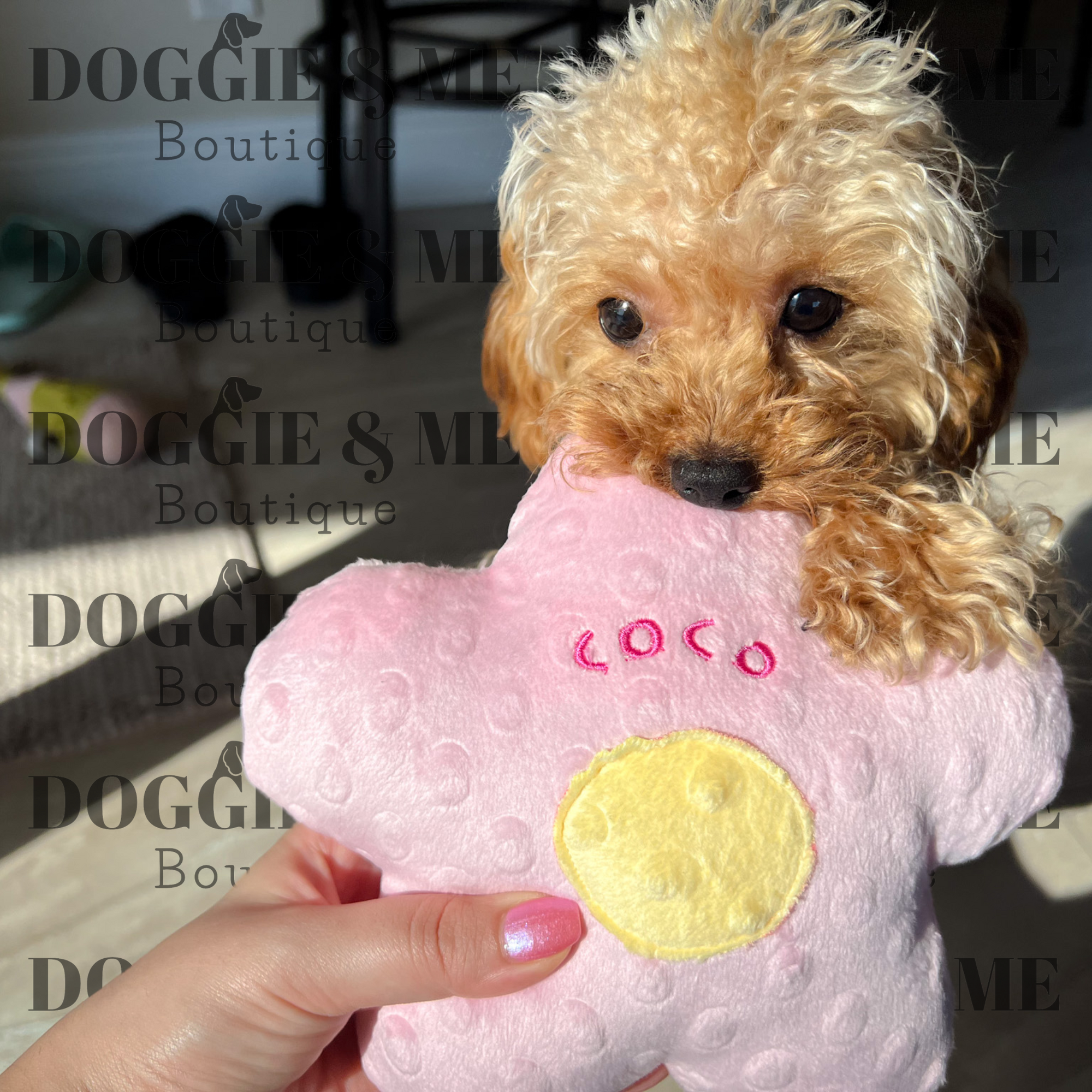 Personalized Flower Dog Toy