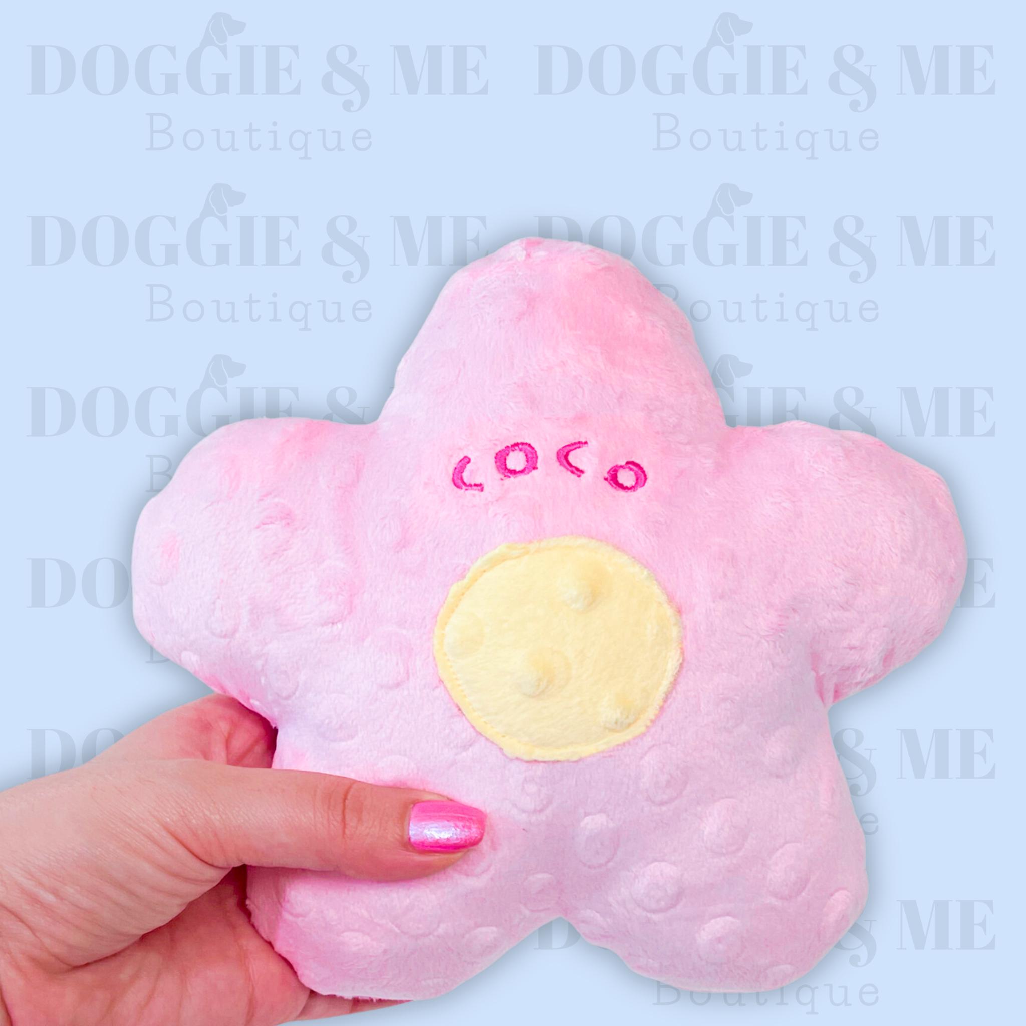 Personalized Flower Dog Toy