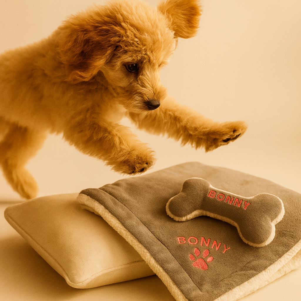Personalized Dog Blanket Bundle