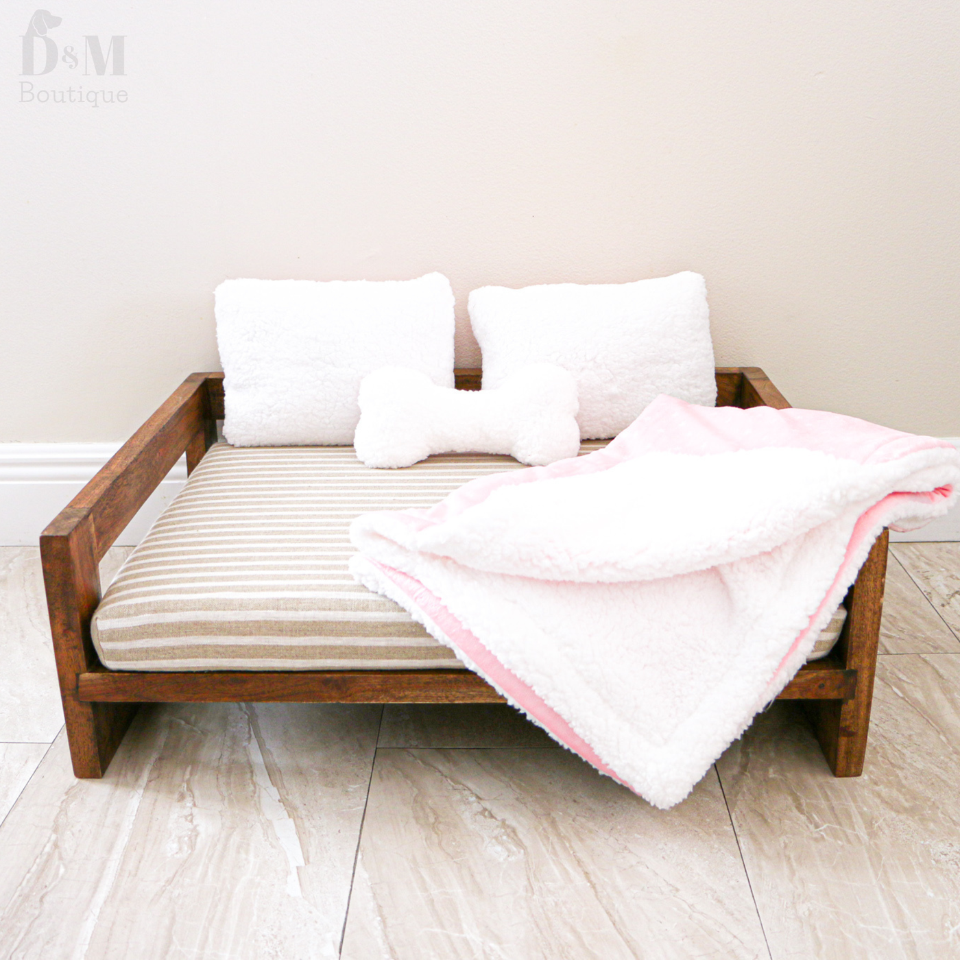 Personalized Dog Bed Set