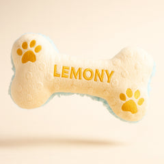 Personalized Squeaky Dog Toy With Paws