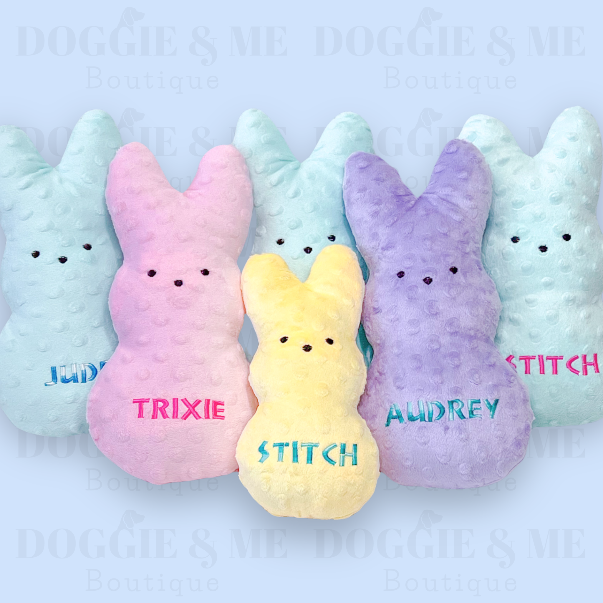 Personalized Bunny Dog Toy