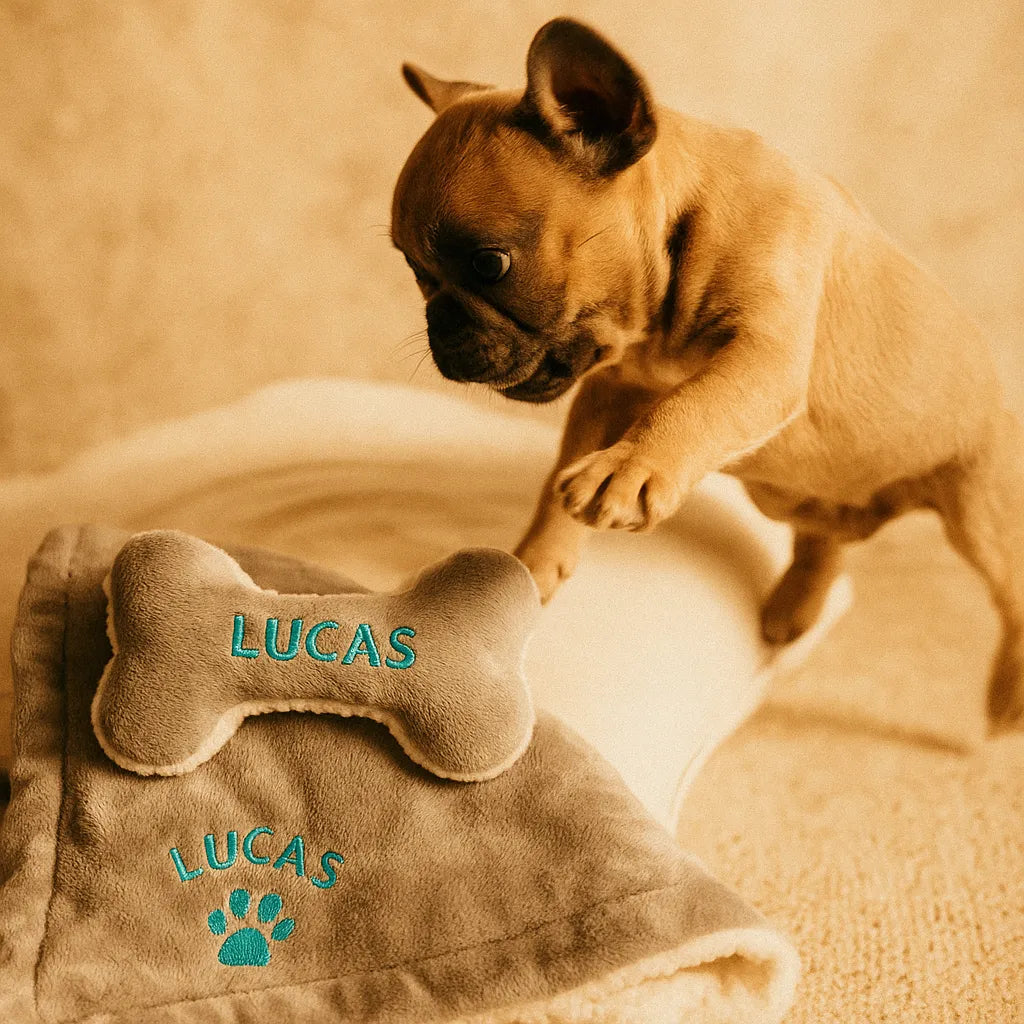 Personalized Dog Blanket Bundle