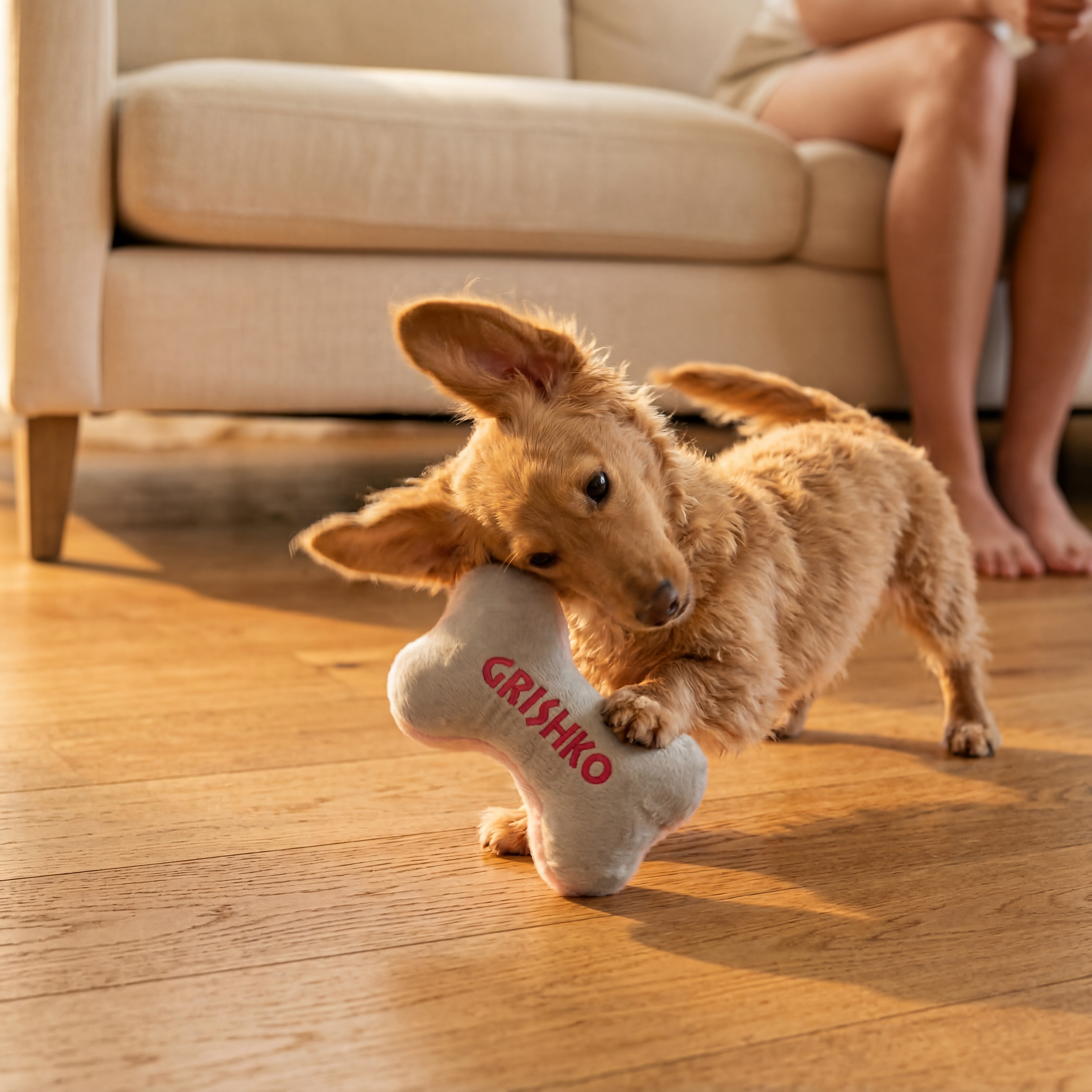 Personalized Small Squeaky Dog Toy