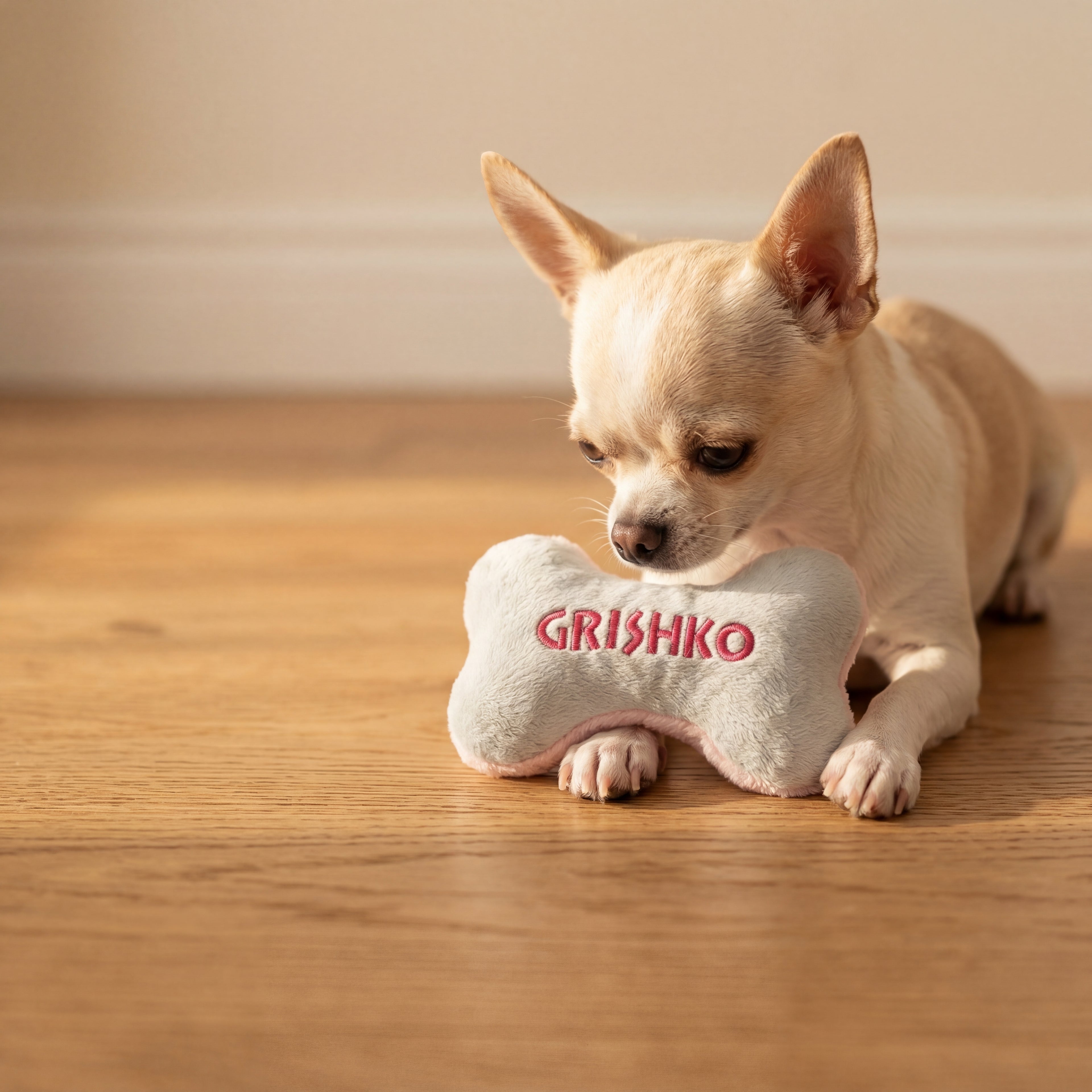 Personalized Small Squeaky Dog Toy