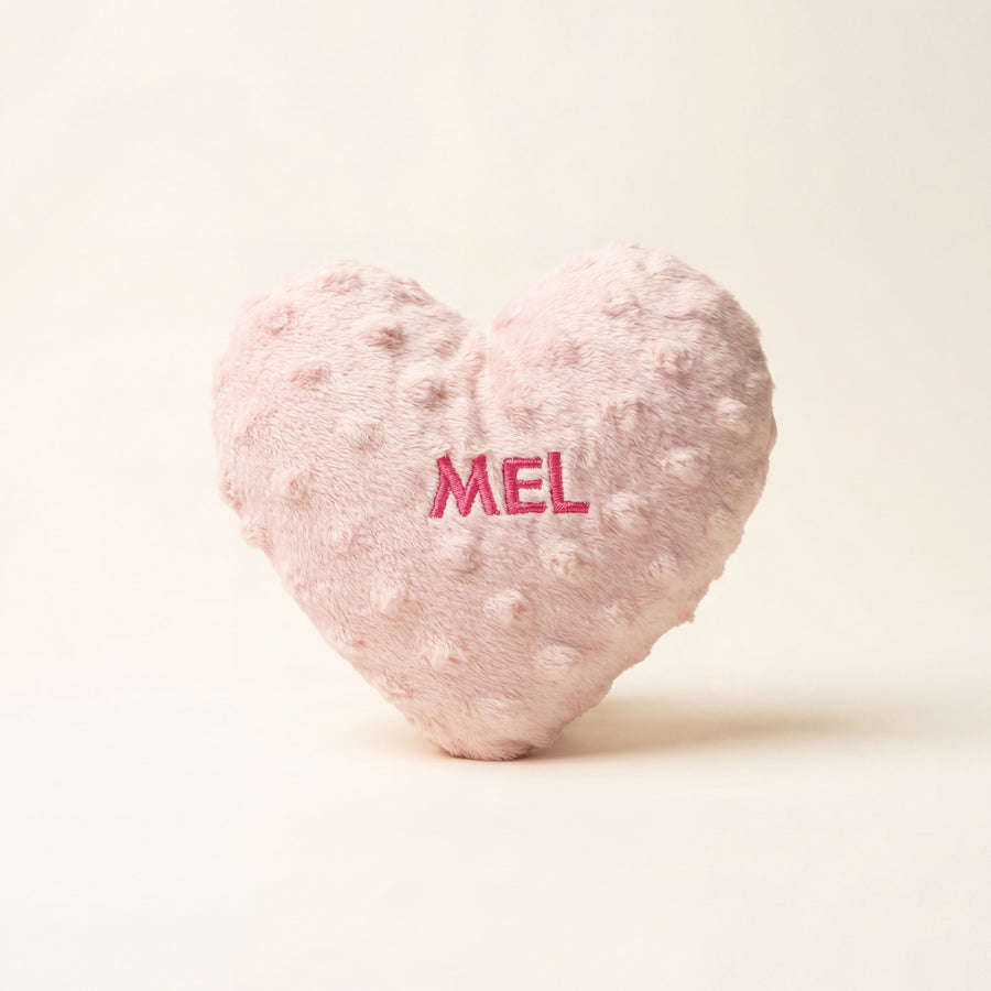 Personalized Heart Dog Toy