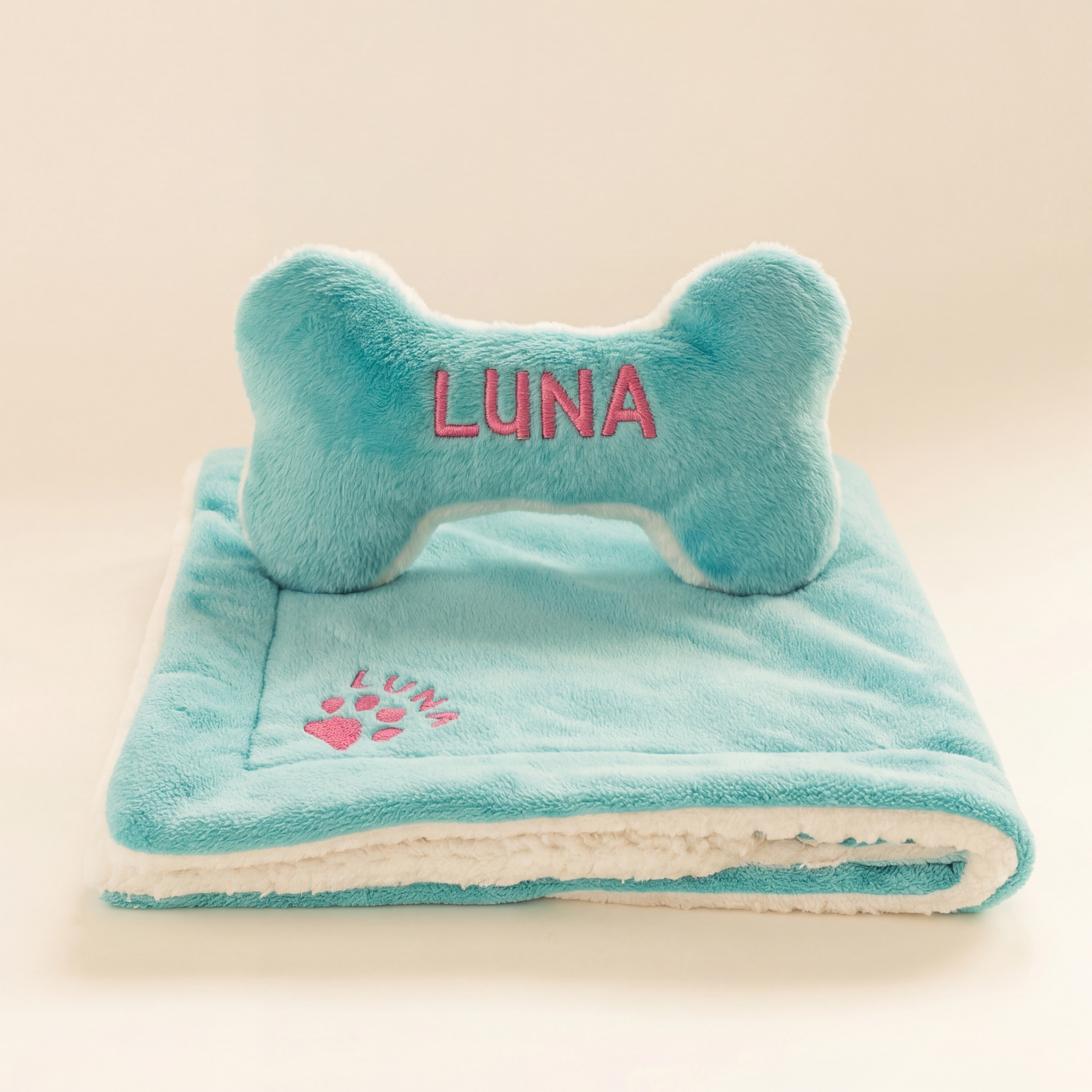 Personalized Dog Blanket Bundle